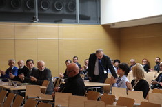 Uczestnicy konferencji w trakcjie referatu