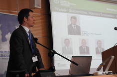 dr hab. inż. Bartosz Miller, prof. PRz w trakcie referatu