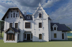 Model 3d willi Potockich w Antoninach na Ukrainie