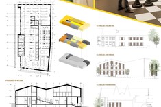 Praca "Projekt mediateki przy ul. Juliusza Słowackiego w Rzeszowie"