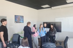 dr inż Krysitan Sikorski i dr inż. arch. Rafał Lichołai podczas dyskusji powarsztatowej